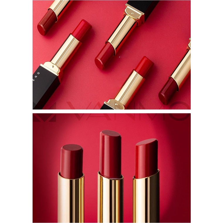 Son Nhung Lì HLLR Tông Màu Đậm Chất Nhung Mịn Không Khô Môi Bền Màu Lâu Trôi 8 Tông Màu Tươi Trẻ HOT