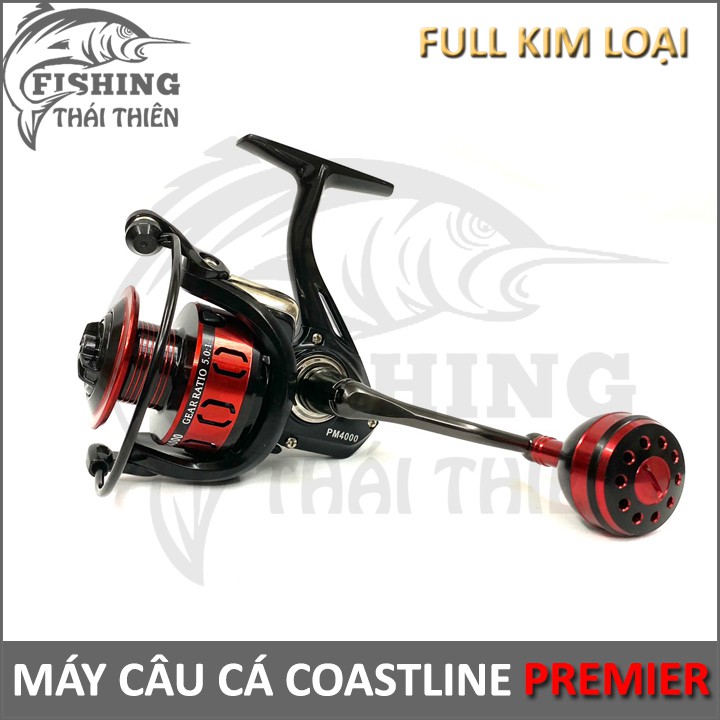 Máy câu cá Coastline Premier Full kim loại 4000, 5000, 6000