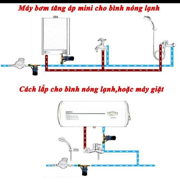 Máy bơm tăng áp máy giặt ,sen vòI