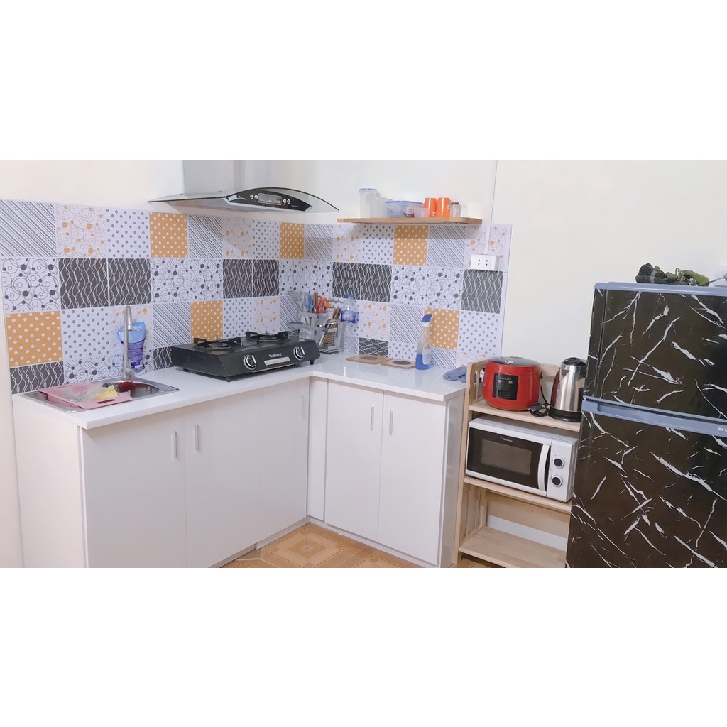 Decal dán bếp - dán tường, dán kính, nhà tắm chống nước - Decan gạch bông loại 1 Xưởng decor 0035