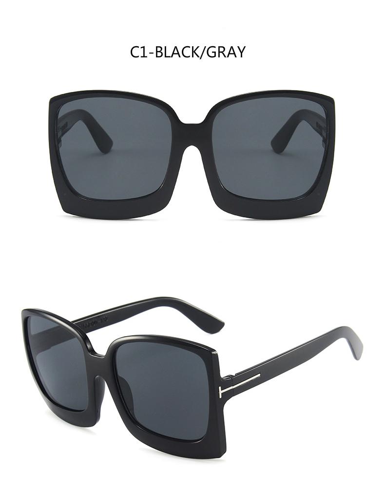 Kính mát gọng lớn phong cách đường phố Âu Mỹ 2020 sành điệu