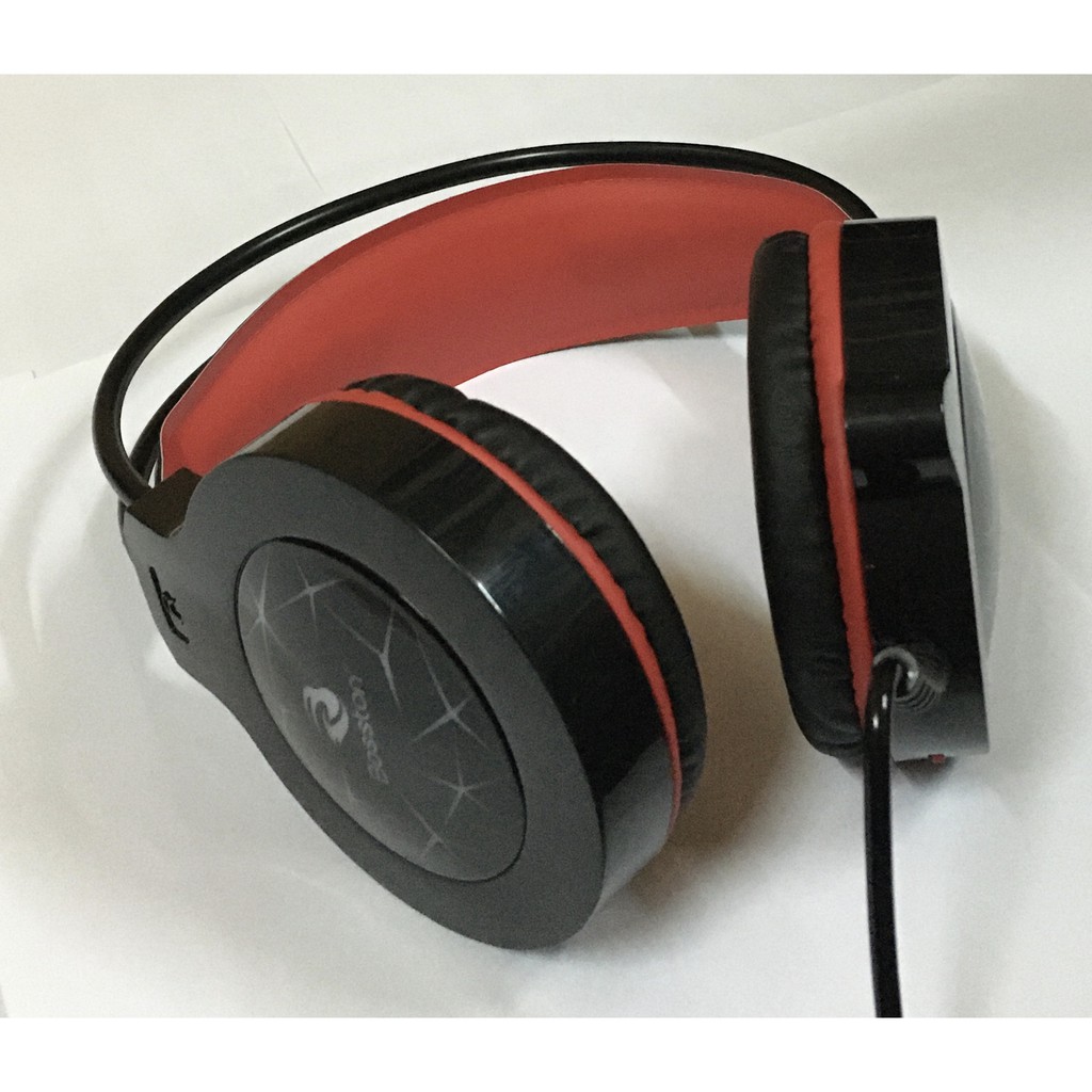 Tai Nghe Gaming Chụp Tai Headphone Có Dây BOSSTON HS-09 - Tai Nghe Nhạc Có Mic Máy Vi Tính Laptop