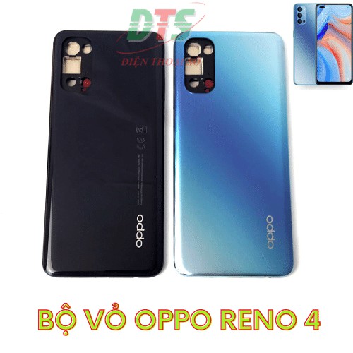 Vỏ oppo Reno 4 màu Xanh và Đen