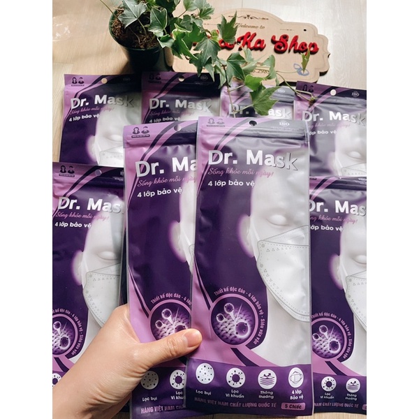 Khẩu trang Dr.Mask 4 lớp