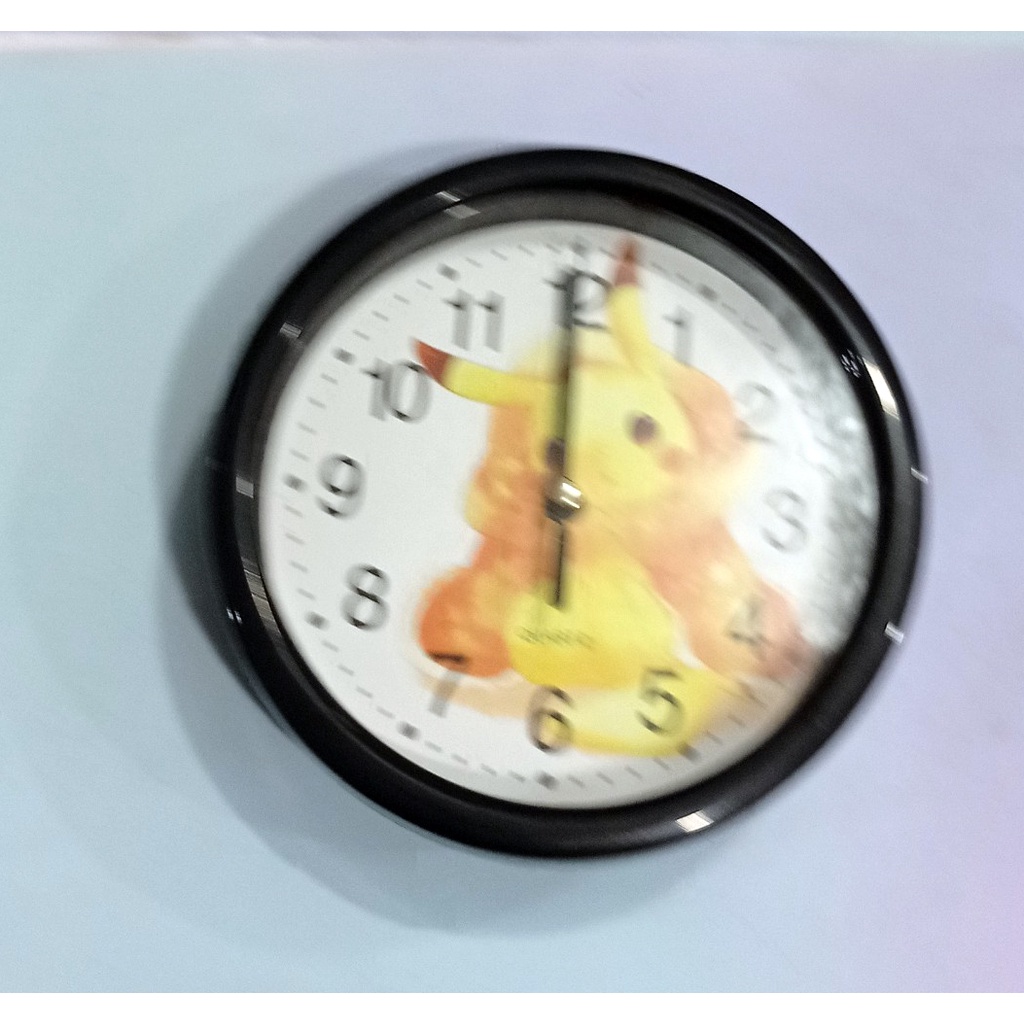 Đồng hồ treo tường chuột vàng DHTI31 cute dễ thương 13 đến15cm