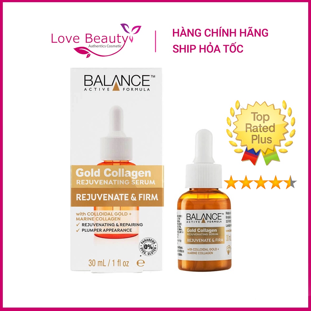 Serum Balance Chống Lão Hóa, Dưỡng Căng Bóng Da Balance Gold Collagen Rejuvenating Serum (30ml)