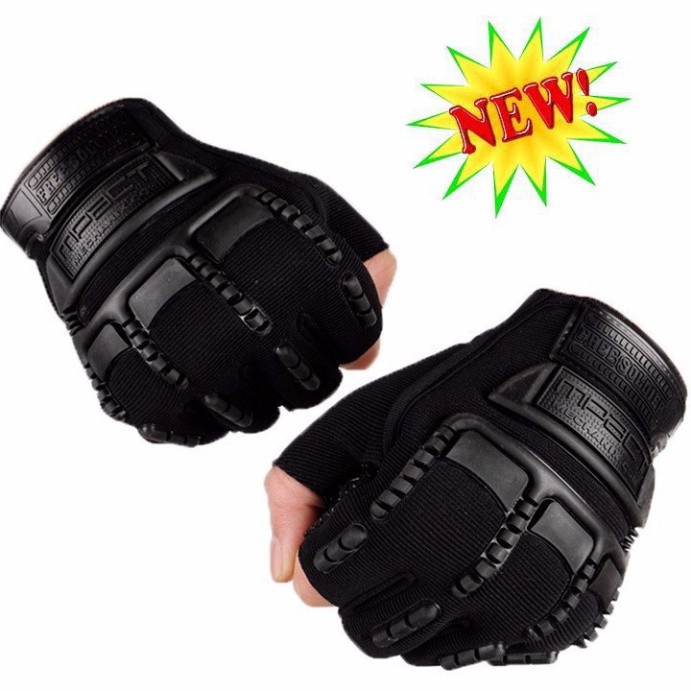 WFGAZ găng tay tay nam ,bít tất tay nam cụt ngón lái xe du lịch phượt Mechanix Mpact 18 AO28