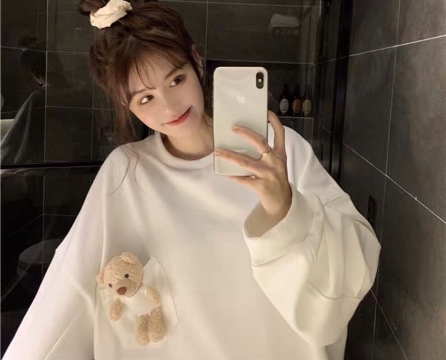ÁO HOODIE LƯNG GẤU SIÊU CUTE(video thật) | BigBuy360 - bigbuy360.vn
