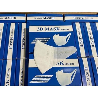 Khẩu Trang 3D Mask Kháng Khuẩn Masuji Xuân Lai Công Nghệ Nhật Bản Hộp 50 Chiếc Êm Tai Ôm Mặt | BigBuy360 - bigbuy360.vn