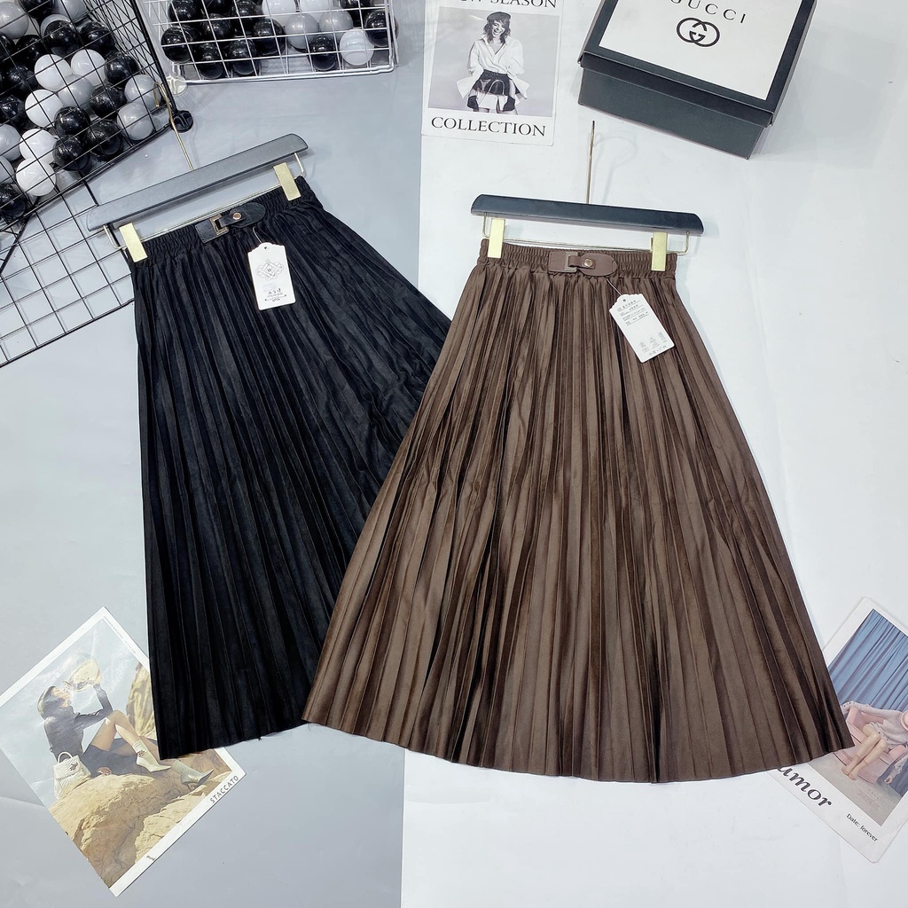 [Mã 2611THTRANG100K hoàn 10% xu đơn 99K] Chân váy maxi xếp ly tiểu thư 1120 (kèm ảnh thật,video) | BigBuy360 - bigbuy360.vn