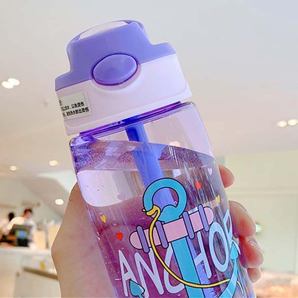 Bình Nước Có Ống Hút Chống Tràn Thời Trang Cho Bé