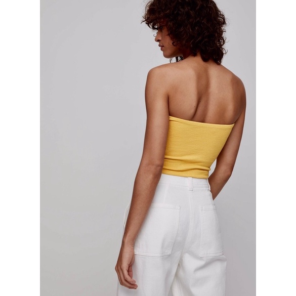 Áo Quây Nữ Áo Ống Co Giãn Cotton Thun Gân Hàng Xuất xịn