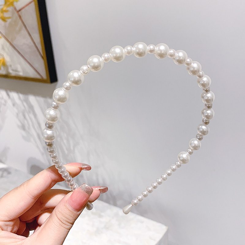 Băng đô đính ngọc trai đơn giản dành cho nữ
