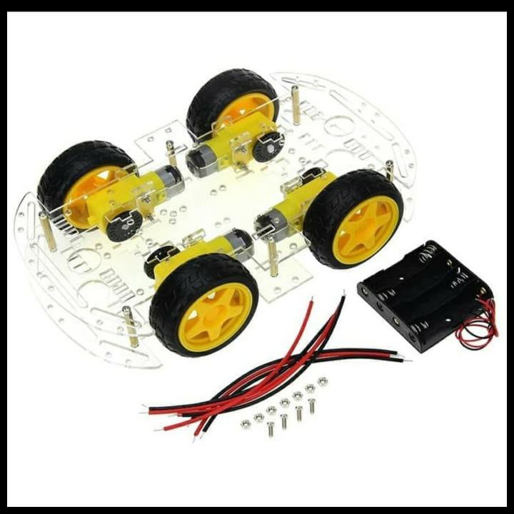 Xe Robot Thông Minh 4wd Cho Arduino Smartcar Mhm489