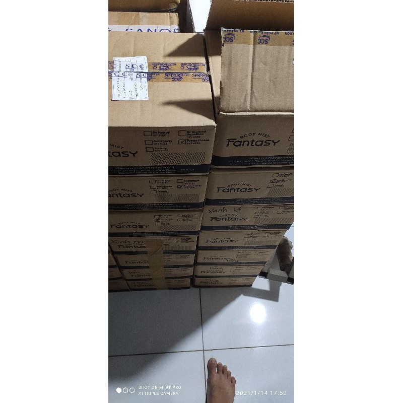 (60ml) Nước hoa Body Mist Fantasy | Thế Giới Skin Care