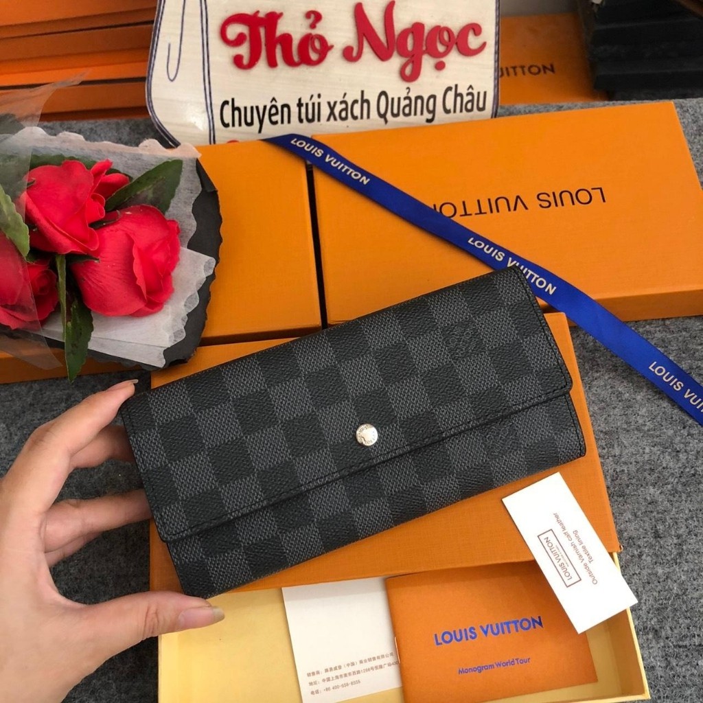 Ví Dài Nữ Cầm Tay Dự Tiệc Sang Trọng Chất Da Đẹp Hàng Full Box SIze 20 - Ví Cầm Tay | BigBuy360 - bigbuy360.vn