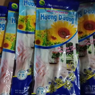 Kbkb găng tay cao su hoa hướng dương - Nam Long