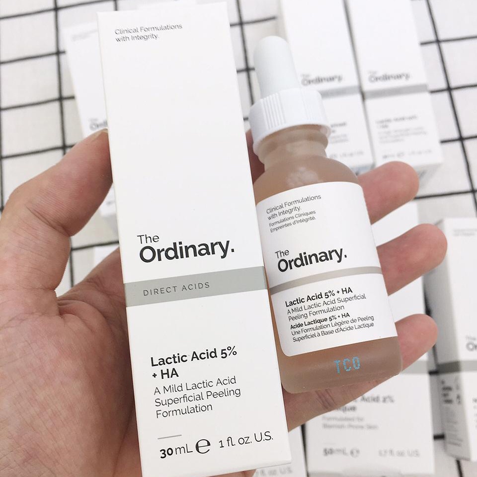 ✅[CHÍNH HÃNG] Tinh Chất Tẩy Da Chết Hóa Học The Ordinary Lactic Acid 5% + HA &amp; Latic Acid 10% + HA