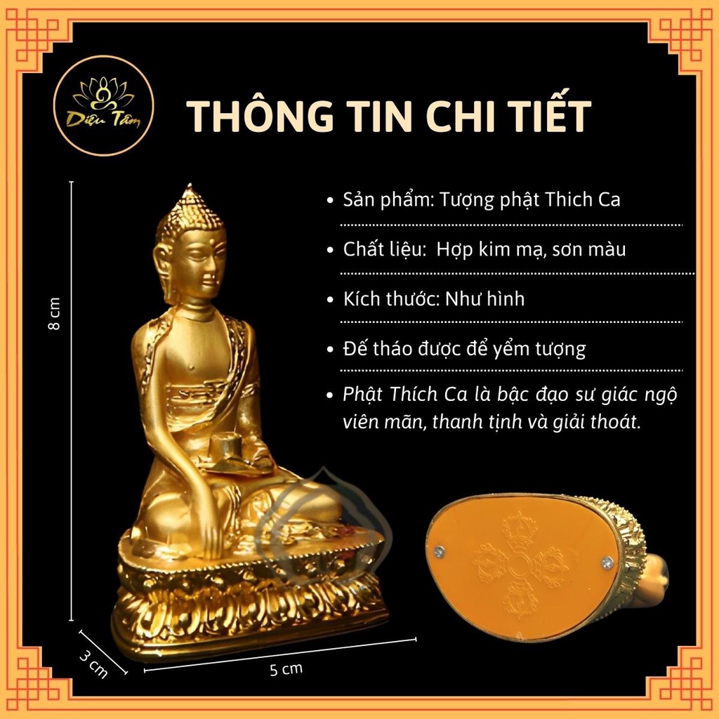 Tượng phật Thích Ca Mâu Ni mật tông Diệu Tâm