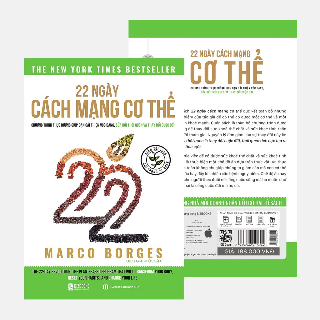 Sách - 22 Ngày Cách Mạng Cơ Thể | BigBuy360 - bigbuy360.vn
