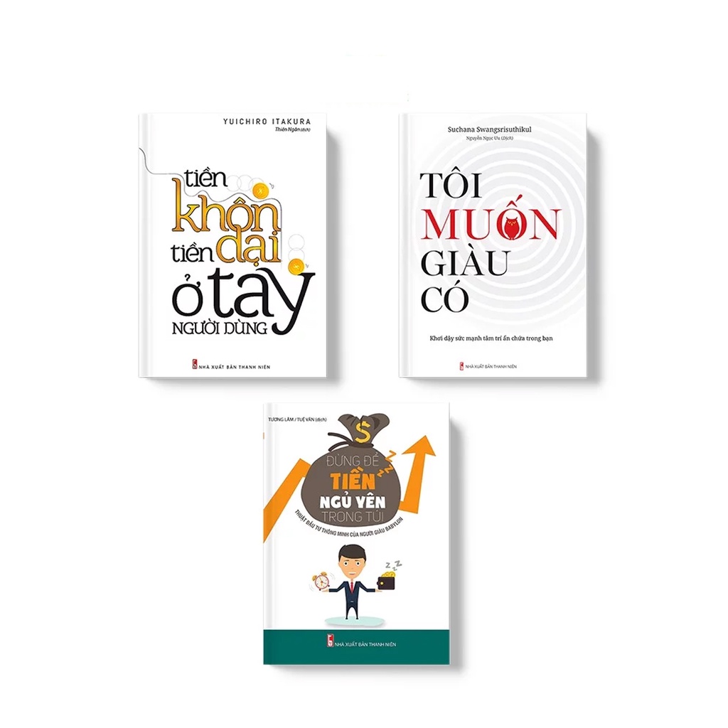 Sách- Combo Đừng Để Tiền Ngủ Yên Trong Túi