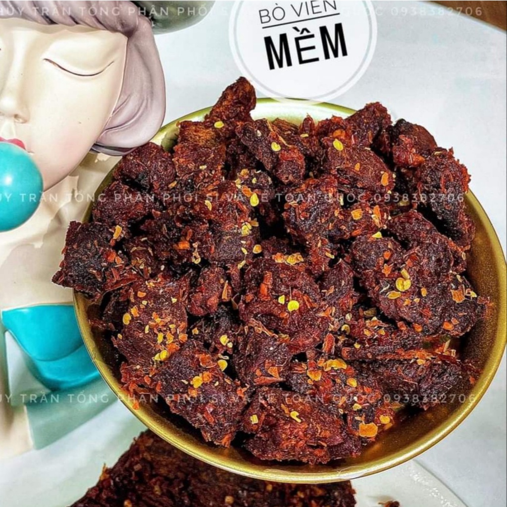 khô bò viên hồng ngự hũ 250gr thơm ngon đậm vị | BigBuy360 - bigbuy360.vn