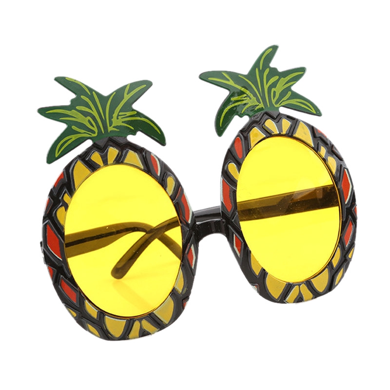 Hawaiian Beach Sunglasses Pineapple Goggles Hen Night Stag Party Fan [D3VN]