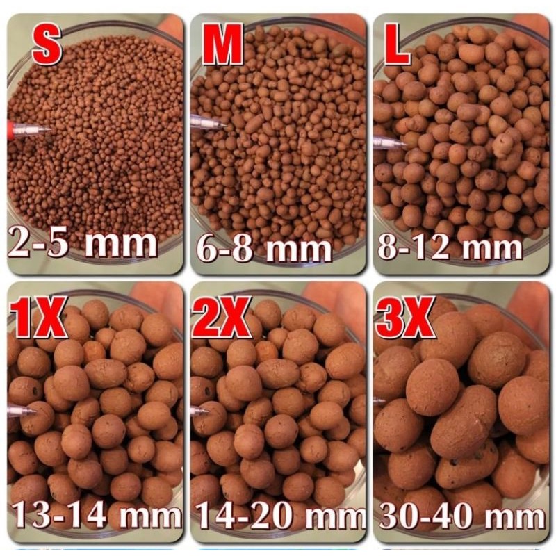 Viên Đất Sét Nung POPPER Thái Lan - Gói 1 Lít - Giá Thể Trồng Xương Rồng, Sen Đá, Hoa Lan, Sứ, Thủy Canh, Lọc Hồ Cá