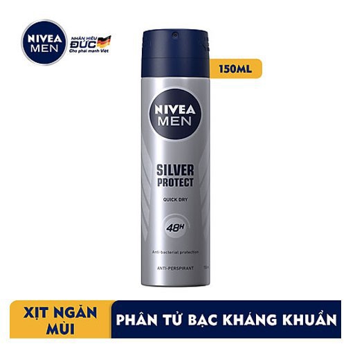 Xịt Ngăn Mùi Dành Cho Nam Mát Lạnh Nivea Men 150ml