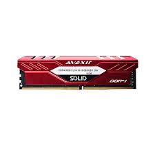 Ram máy tính PC AVEXIR 1SOE - SOLID RED Tản nhiệt 8GB (1x8GB) DDR4 2666Mhz hàng thương hiệu chính hãng BH 36 tháng