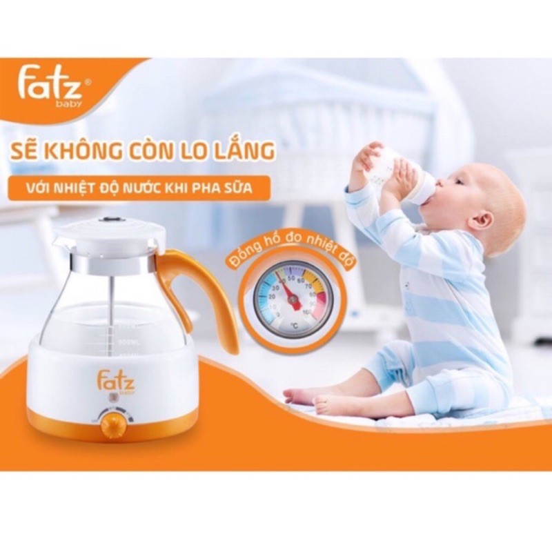 💖 MÁY ĐUN NƯỚC PHA SỮA [ FREESHIP ] FATZ 3005 💖 FATZ BABY SÔI SIÊU TỐC, GIỮ ẤM ĐẾN 48H 💖 BẢO HÀNH 12 tháng