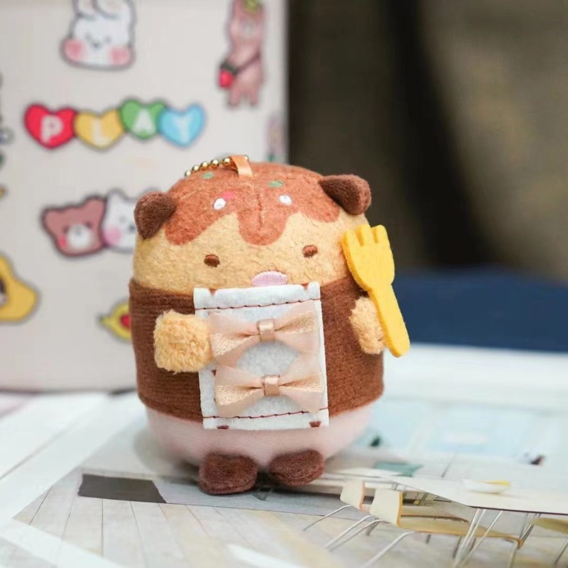 Móc Khóa Hình Đầu Bếp Sumikko Gurashi Nhồi Bông Dễ Thương