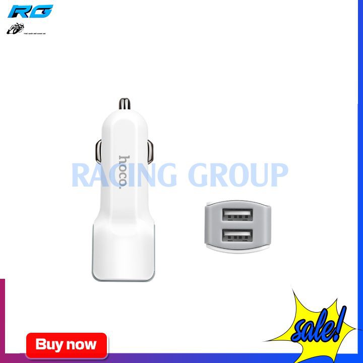 Sạc Xe Hơi Hoco Z23 2 Cổng USB 2.4A - Bảo Hành Chính Hãng 12 Tháng