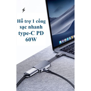 [Type-C ra HDMI] Hub/ Bộ chuyển cổng Baseus Little Box CAHUB-E0G