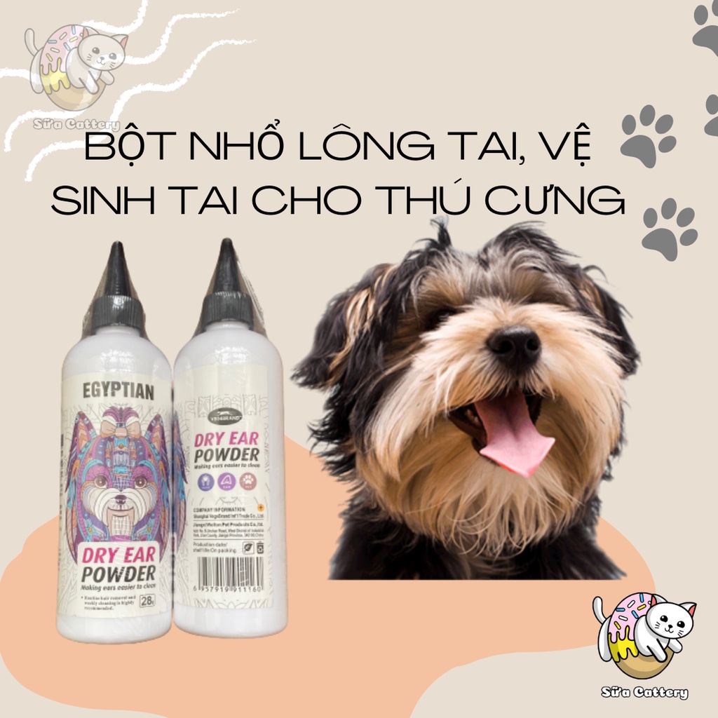 Bột Nhổ Lông Tai cho chó mèo EGYPTIAN 28g