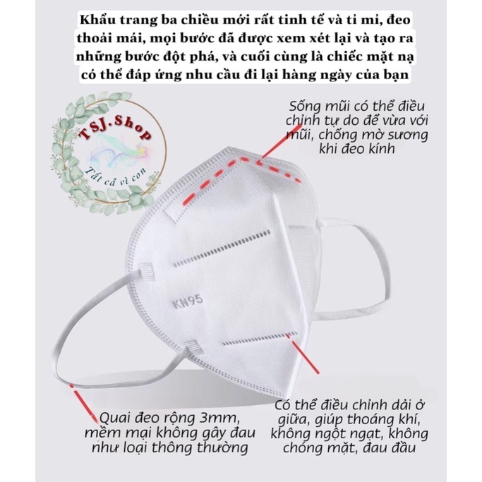 Combo 20 cái khẩu trang KN95