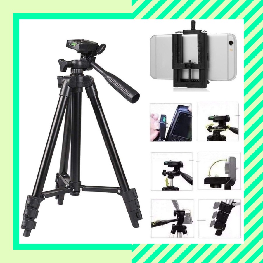 Cây Chụp Hình Tự Sướng Tripod Điện Thoại | Giá Đỡ | Gậy Chụp Ảnh 3 Chân