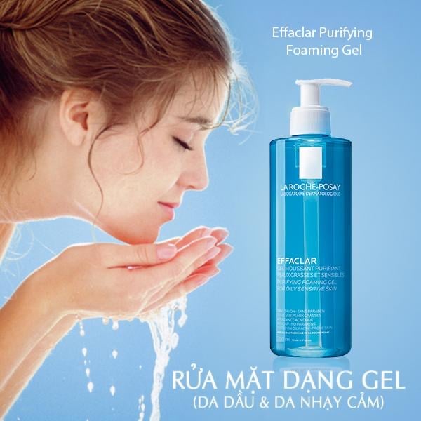 [Hàng trả order, không có dư] Sữa rửa mặt La Roche-Posay Effaclar Purifying Foaming Gel 400ml