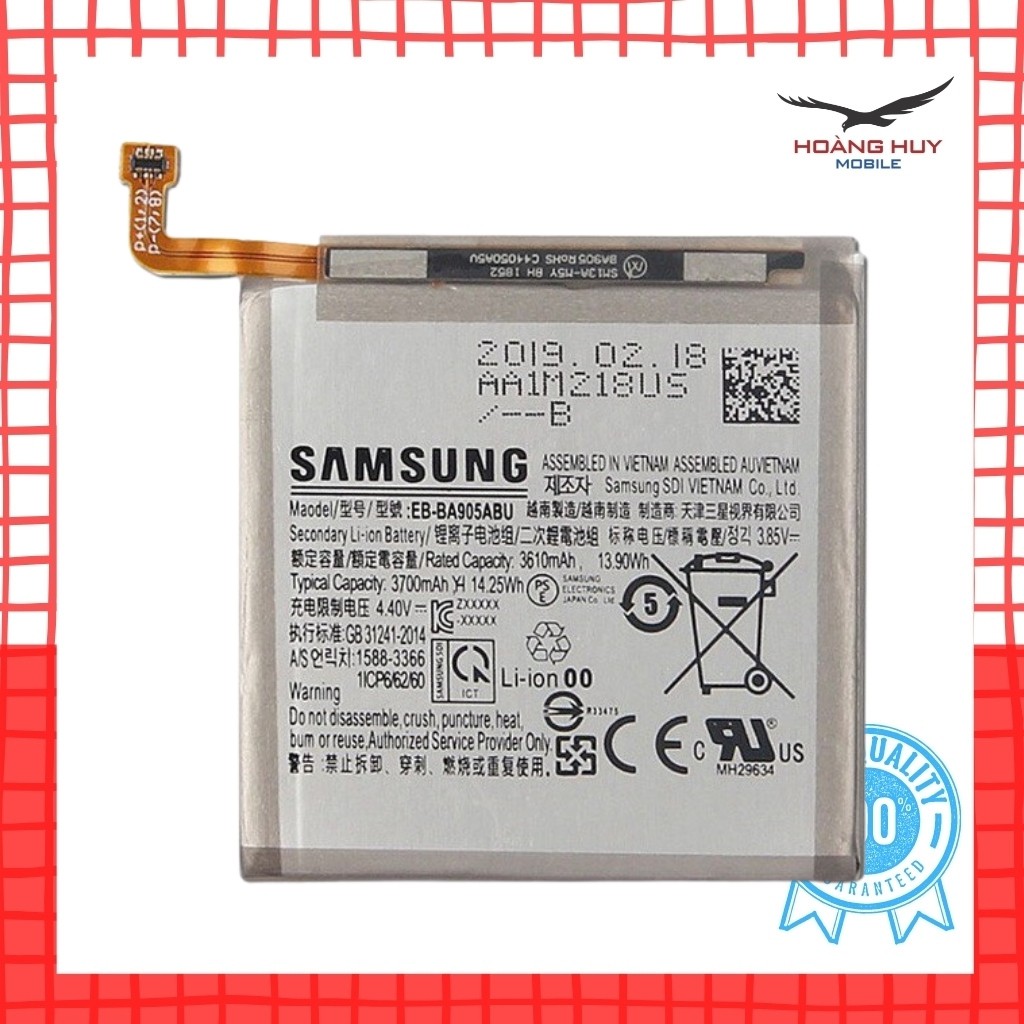 Pin Samsung Galaxy A80 / A90 EB-BA905ABU Dung Lượng 3700mAh Hàng Zin Nhập Khẩu Bảo Hành 6 Tháng 1 Đổi 1