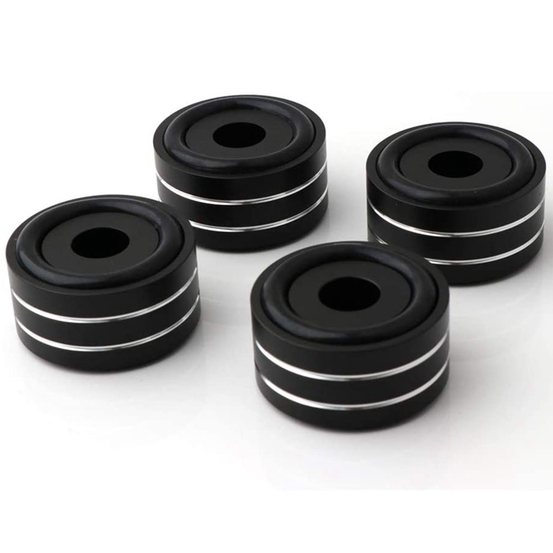 4 cái 40X20Mm nhôm HiFi AMP Loa cách ly Chân đế Bàn xoay Bộ đệm chân DAC