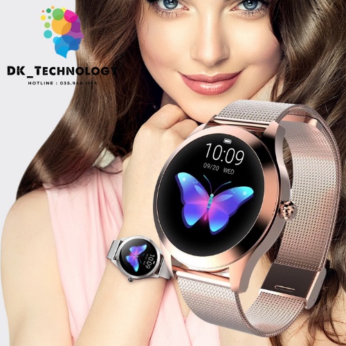 Đồng Hồ Cao Cấp Thông Minh KW10C Smart Watch Nữ đầy đủ chức năng , chống nước IP68