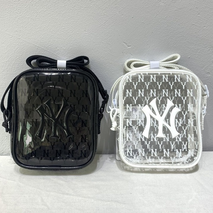 Túi đeo chéo logo MLB Monogram chất nhựa PVC in logo nhiều màu sắc, hot trend