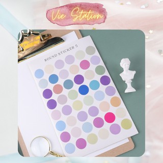 Sticker tròn đa năng để dán, trang trí