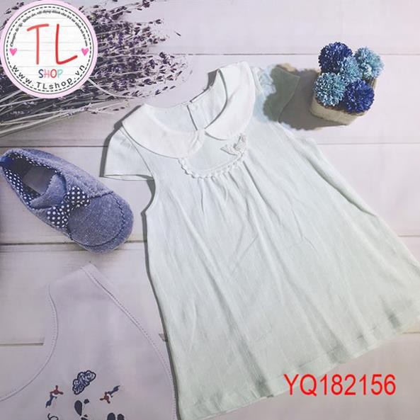 Thời trang trẻ em - Đầm thun ngắn cho bé có nơ - Quần áo bé gái - Bộ bé gái