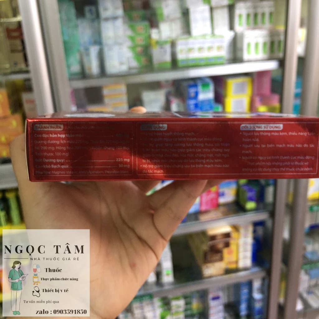 Hoạt huyết thông mạch tw3 - Giảm nguy cơ hình thành cục máu đông