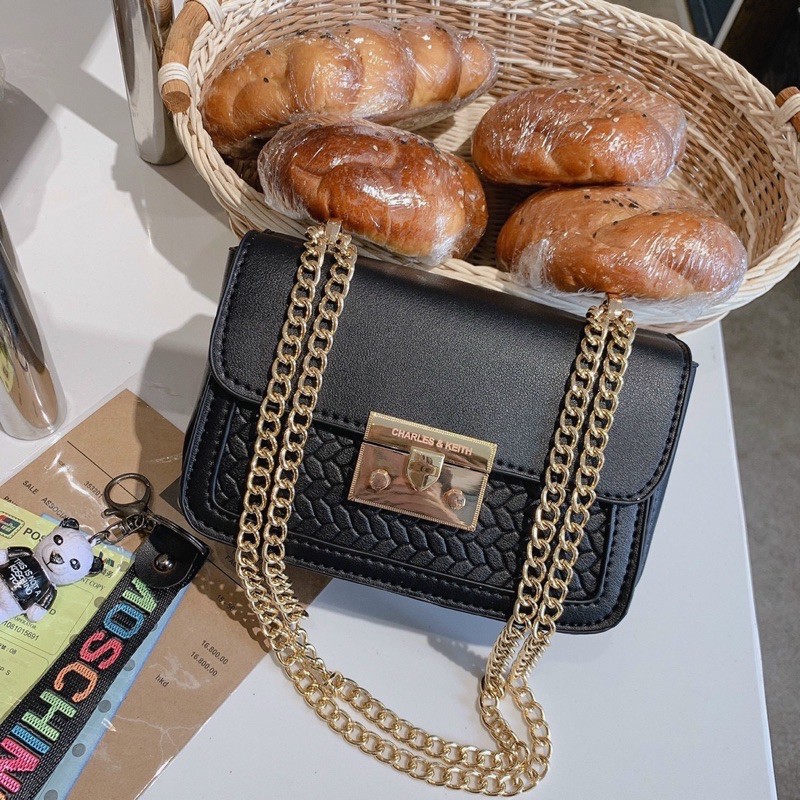 Túi CNK MINI XÍCH VÀNG