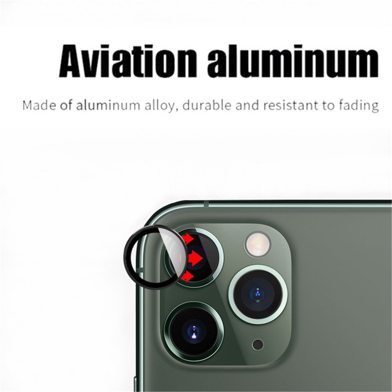 Kính Cường Lực Bảo Vệ Ống Kính Máy Ảnh Cho Iphone 12 / 11 Pro Max