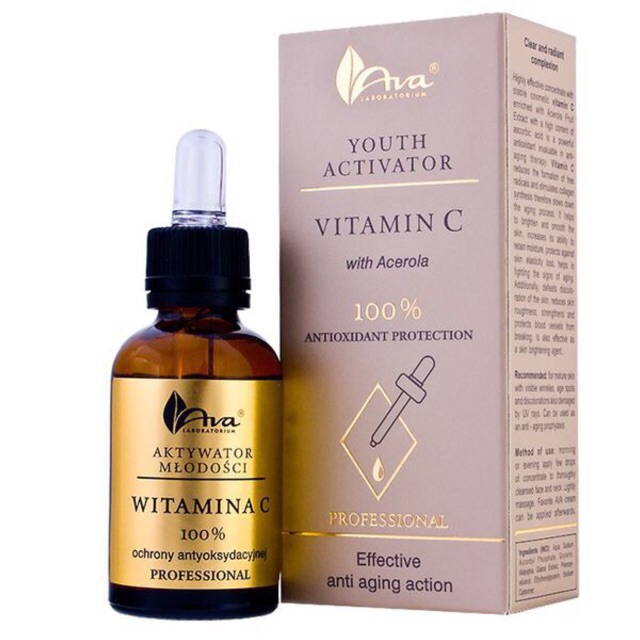 SERUM VITAMIN C AVA TRĂNG DA - MẪU MỚI DATE MỚI NHẤT