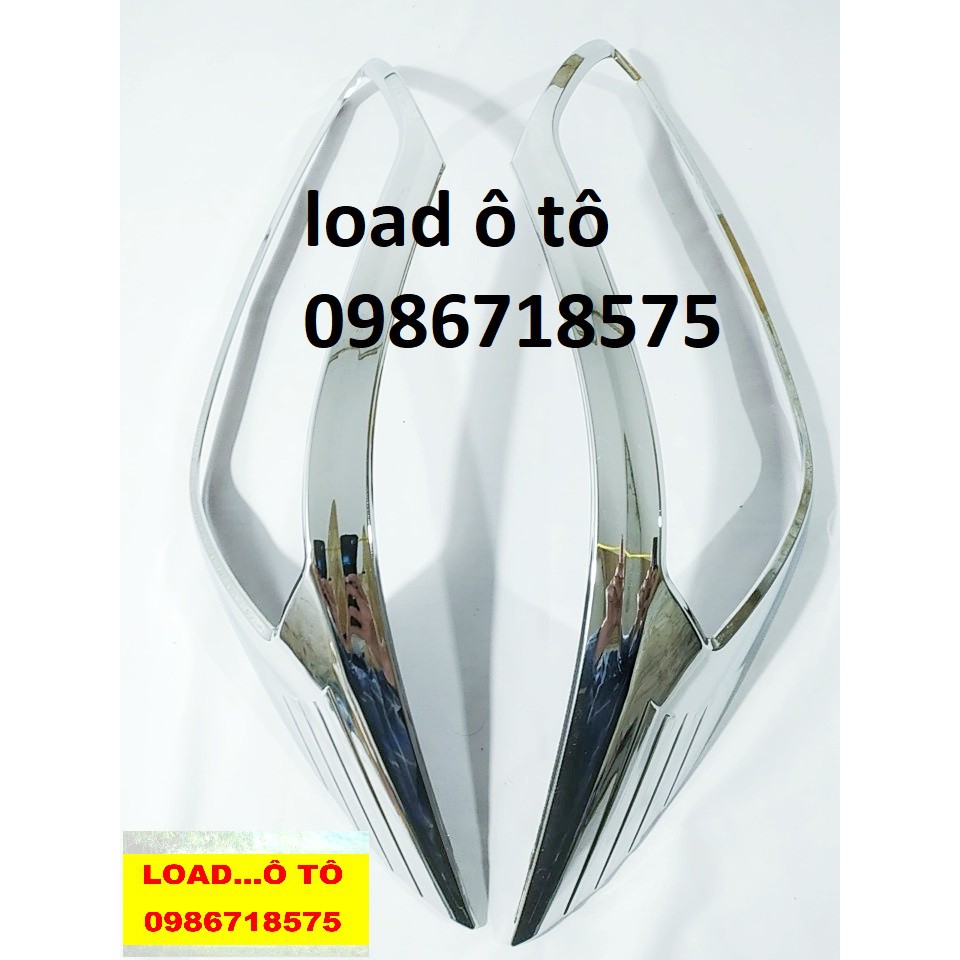 Ốp Đèn Pha Chevrolet Colorado Mạ Crom Cao Cấp