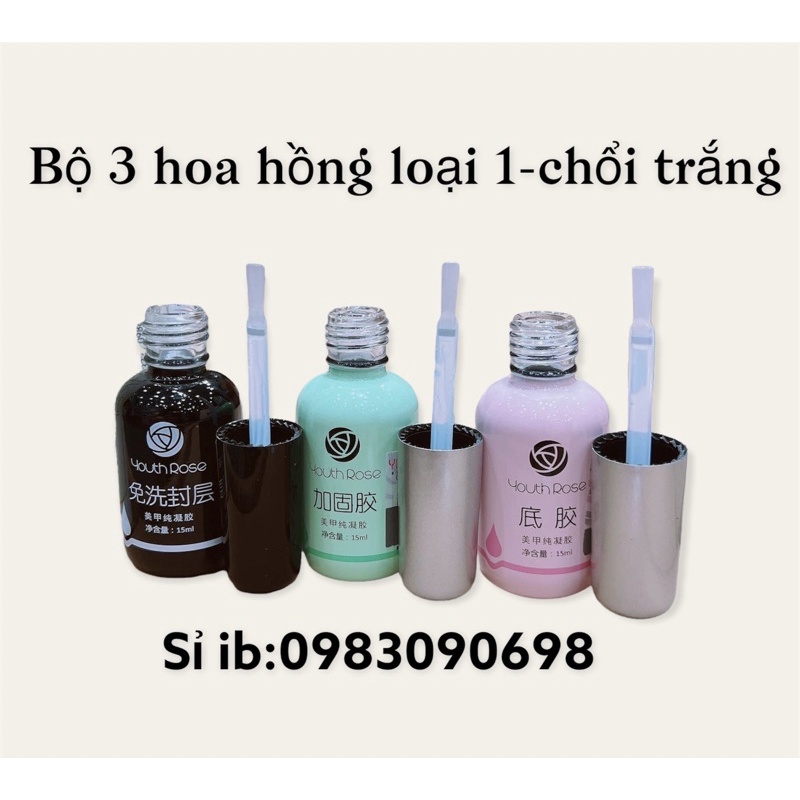 Base Top Cứng Móng Hoa Hồng ( Hàng Chuẩn l1)
